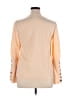 Unbranded 100% Polyester Color Block Ivory Long Sleeve Blouse Size L - photo 2