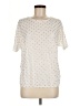 Apt. 9 100% Cotton Ivory Short Sleeve Top Size M - photo 1