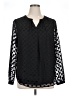 Talbots Black Long Sleeve Blouse Size XL - photo 1