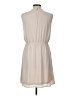 H&M 100% Polyester Ivory Cocktail Dress Size 12 - photo 2