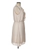 H&M 100% Polyester Ivory Cocktail Dress Size 12 - photo 4