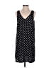Ann Taylor LOFT 100% Polyester Polka Dots Black Casual Dress Size S - photo 1