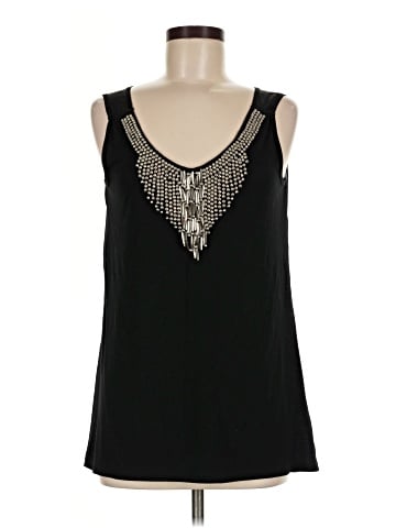 August Silk Sleeveless Blouse (view 1)