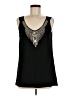 August Silk Black Sleeveless Blouse Size M - photo 1