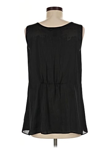 August Silk Sleeveless Blouse (view 2)