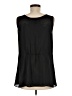 August Silk Black Sleeveless Blouse Size M - photo 2