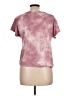 Tresics Tie-dye Pink Short Sleeve Top Size L - photo 2