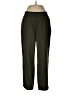 Investments 100% Polyester Solid Green Casual Pants Size M - photo 1