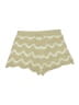 Cupshe 100% Acrylic Chevron-herringbone Ivory Shorts Size XL - photo 1