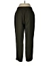 Investments 100% Polyester Solid Green Casual Pants Size M - photo 2