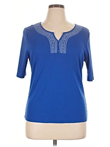 Karen Scott Short Sleeve Top (view 1)