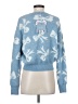 Jessica Simpson Floral Blue Pullover Sweater Size S - photo 2