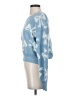 Jessica Simpson Floral Blue Pullover Sweater Size S - photo 5