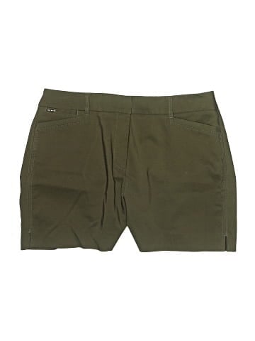 White House Black Market Khaki Shorts (view 1)