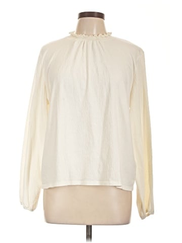 J.Crew Factory Store Long Sleeve Blouse (view 1)