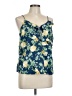 Old Navy Blue Sleeveless Blouse Size L - photo 1
