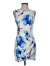 Unbranded Print Blue Cocktail Dress Size S - photo 1
