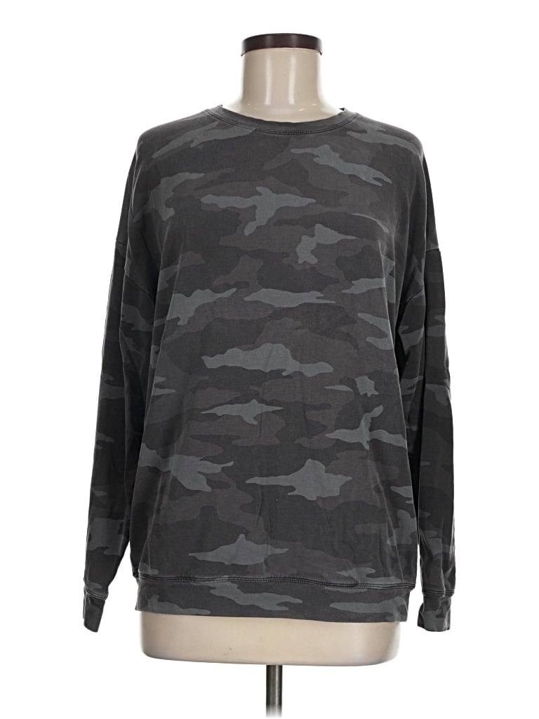 Pre-owned Athleta Sweatshirt In Gray