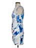 Unbranded Print Blue Cocktail Dress Size S - photo 5