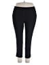 dalia Solid Black Active Pants Size 18W - photo 1