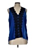 Robbi & Nikki 100% Polyester Blue Sleeveless Blouse Size L - photo 1