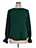 Unbranded 100% Polyester Green Long Sleeve Blouse Size XL - photo 1