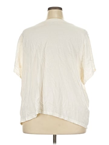 Madewell Plus Softfade Cotton Boxy-Crop Tee (view 2)