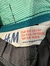 H&M 100% Cotton Solid Gray Cargo Shorts Size 7 - 8 - photo 3