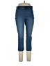 New Directions Solid Blue Jeans Size 10 - photo 1