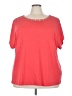 Ruby Rd. Red Short Sleeve Top Size 3X - photo 1