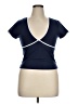 Edikted Blue Short Sleeve Top Size XL - photo 1