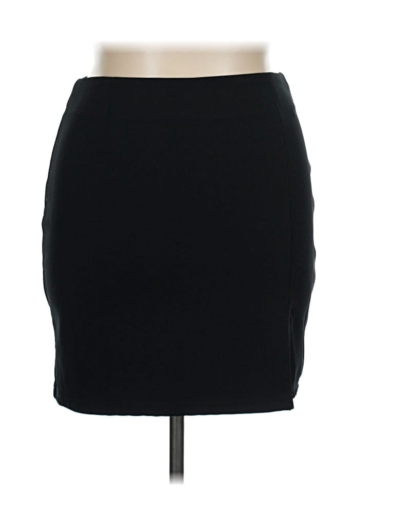 Pre-owned Unbranded Formal Skirt In Black