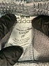Adidas 100% Polyester Gray Track Pants Size 8 - photo 3
