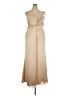Dessy Collection 100% Polyester Tan Cocktail Dress Size 2X (estimated) - photo 1