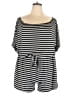 Shein Curve Stripes Black Romper Size 4X - photo 1