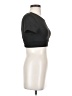 Shein Black Short Sleeve Top Size S - photo 4