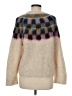 Madewell Color Block Ivory Pullover Sweater Size M - photo 2