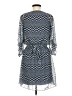 Speechless 100% Polyester Chevron-herringbone Blue Casual Dress Size M - photo 2