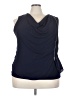 PREMISE Blue Sleeveless Blouse Size 3X - photo 1