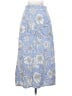 Unbranded 100% Polyester Floral Blue Casual Skirt Size S - photo 2