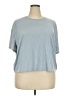 Torrid Blue Short Sleeve T-Shirt Size 3X Plus (3) - photo 1