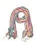 Unbranded Stripes Pink Scarf One size - photo 1
