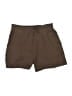Unbranded 100% Cotton Solid Brown Shorts Size M - photo 1