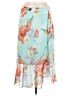 Calvin Klein Floral Teal Casual Skirt Size 8 - photo 1