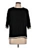 Unbranded Black 3/4 Sleeve Top Size L - photo 1
