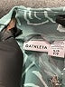 Athleta Print Teal Track Jacket Size S - photo 6