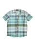 Vineyard Vines Plaid Green Short Sleeve Button-Down Shirt Size M (kids) - photo 1