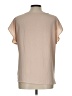 Petite Assembly 100% Polyester Tan Short Sleeve T-Shirt Size L (petite) - photo 2