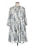 Torrid 100% Polyester Paisley Gray Casual Dress Size 1X Plus (1) - photo 1