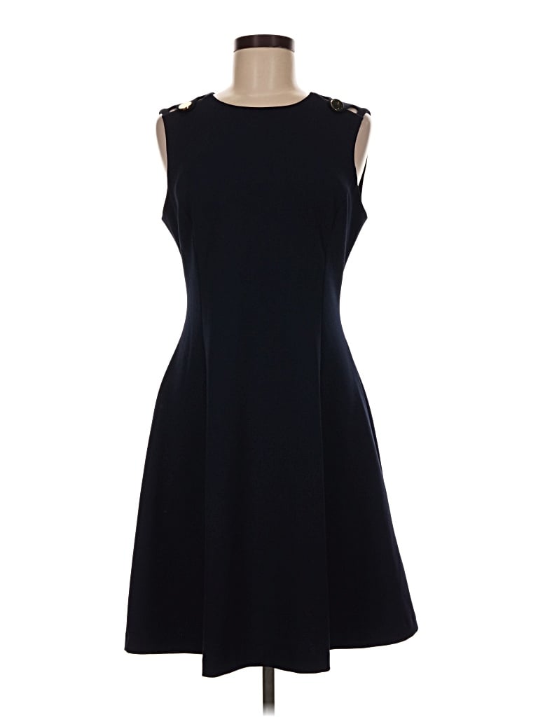 Pre-owned Calvin Klein Cocktail Dress In Black